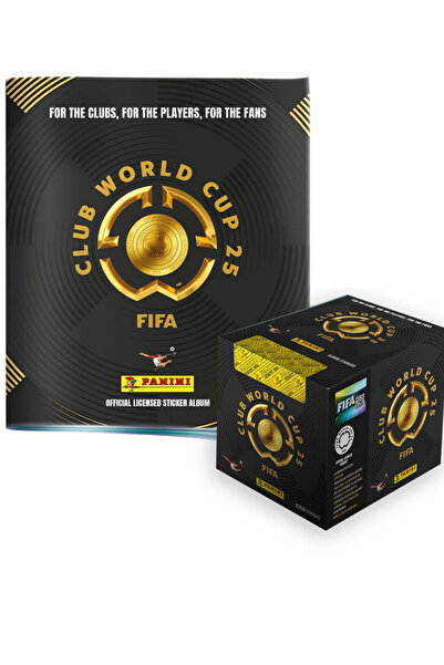 Next Plus مجموعة ملصقات Panini Fifa Club World Cup 2025 المرخصة + 1 صندوق (50...