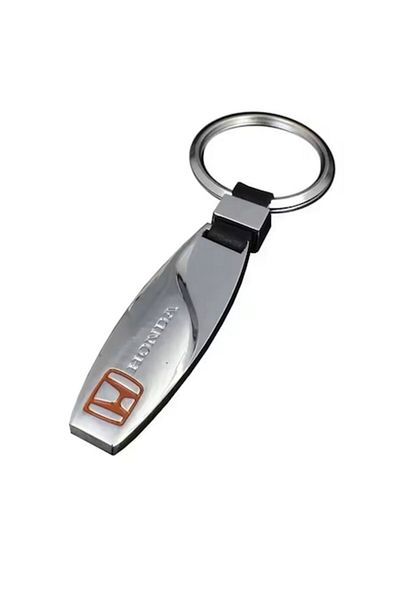 MAF Keychain for Honda Key, Silver/Red
