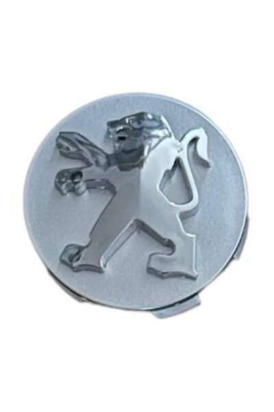 Peugeot Capac butuc roată argintiu de 60 mm