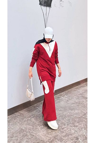estilowear Women's Hijab Clothing Tracksuit Model S1001
