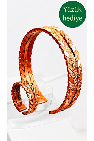 gulflower nude 100% Pure Copper Bangle Ring Handmade
