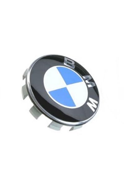 BMW Wheel Cover 68mm Blue
