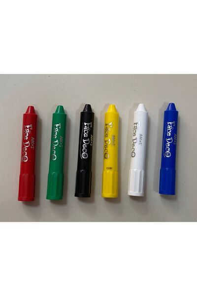 pialbatro AMOS YÜZ BOYAMA 6 KALEM 6 FARKLI RENK