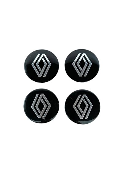 MAF Set 4 embleme stickere Compatibile cu Renault model nou din tabla (alumin...