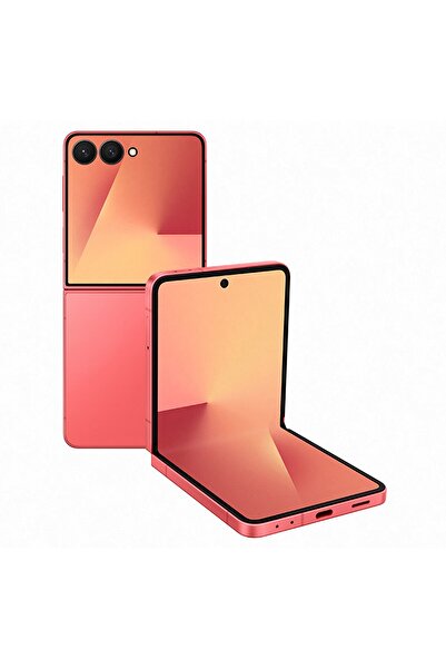 Samsung Galaxy Z Flip7 F766 5G Smartphone, 12 GB RAM, 256 GB Storage, Coral Red