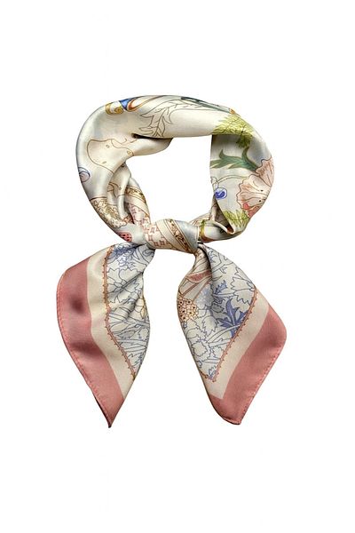 Lilly Alice's Garden Scarf { 60*60 cm }
