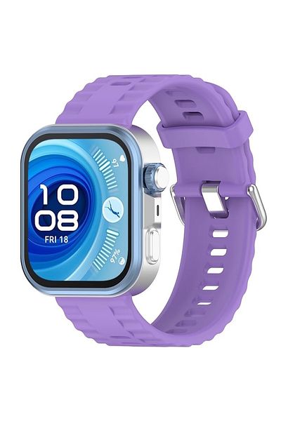 m.tk moveteck Huawei Watch Fit 3 / Fit 4 / Fit 4 Pro Compatible Cord Classic Buckle Perforated Sports Bracelet