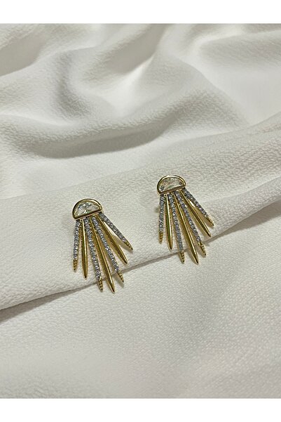 Çelik Lucky Store Zircon Stone Vip Series Earrings