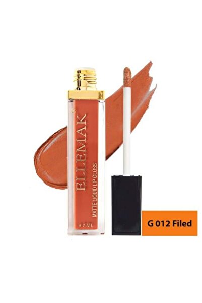 ELLEMAK أحمر شفاه سائل مطفي من ELLE MAK، درجة اللون 12