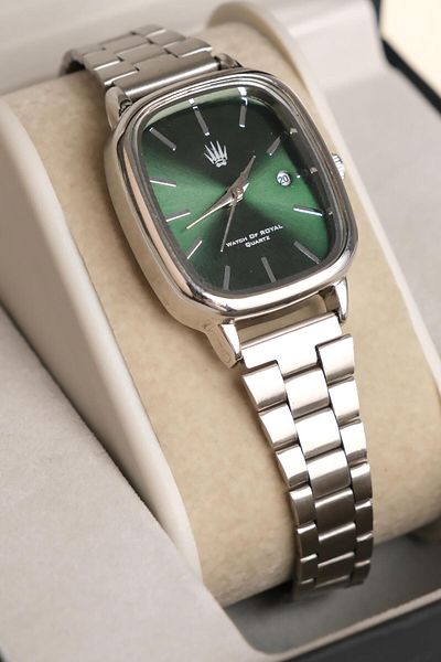 WATCHOFROYAL Valenza Classic Time Silver Green Wrist Watch
