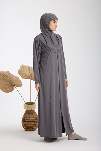 AKPİYYER One-Piece Zipper Prayer Dress