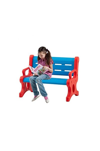 Toybox Durable Plastic Kids Children's Home Room Playschool Garden Lounge Park Bench 76x45x57cm