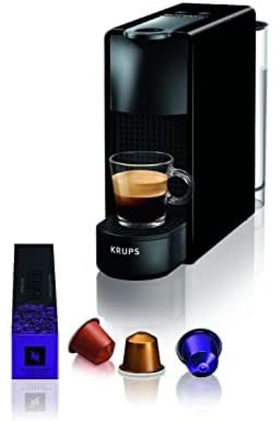 Nespresso Krups Essenza Mini Coffee Machine Black Capsule Machine YY2910FD