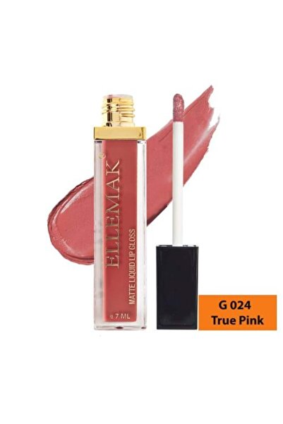 ELLEMAK أحمر شفاه سائل مطفي رقم 24