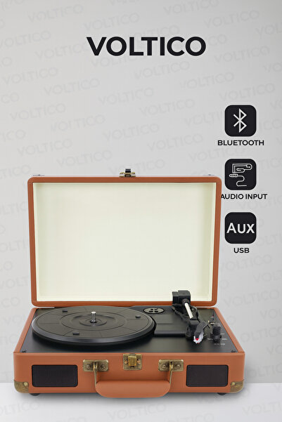 Voltico Bluetooth ve USB Destekli Vintage Pikap – Taşınabilir Valiz Tasarım