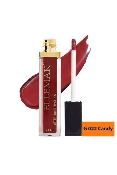 ELLEMAK أحمر شفاه سائل غير لامع رقم 22