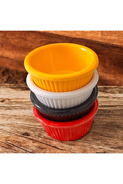 BARITCIOGLU Sauce Bowl Sauce Bowl 4 Pieces Break-Resistant Porelin