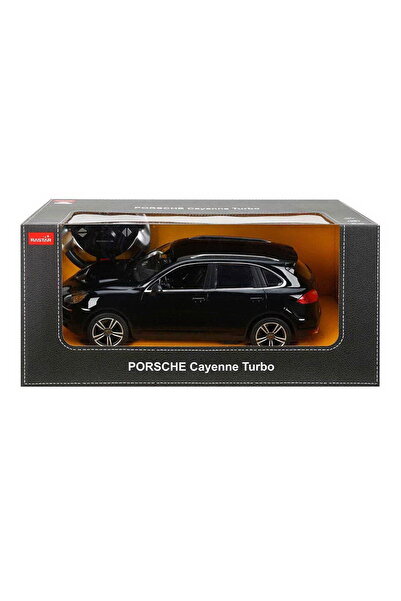 Rastar Porsche Cayenne Turbo černé auto na dálkové ovládání v měřítku 1:14