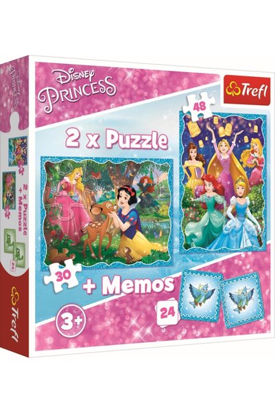 Generic Brand Παζλ - Σημειωματάριο - Πριγκίπισσες της Disney, 30/48 κομμάτια ...