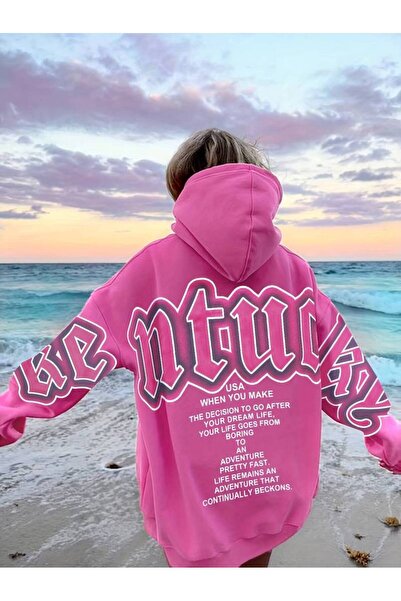 NoVibe Unisex Plus Size When You Make Φούτερ με κουκούλα με στάμπα μεγάλου με...