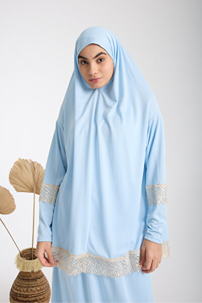 AKPİYYER Δύο κομμάτια ρόμπα προσευχής με κορδόνια