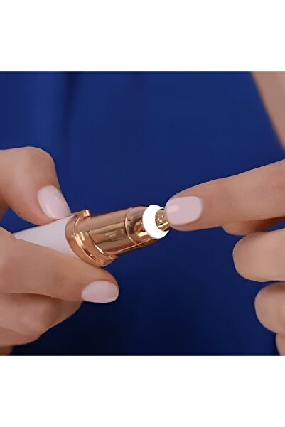 Flippy Eyebrow Epilator, Flippy, Facial Trimmer in Pencil Shape, Portable, Battery Powered, 13x1.5cm, Pink