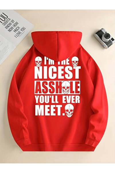 MANCY Hanorac unisex cu glugă, cu imprimeu cu craniu, supradimensionat, de ia...