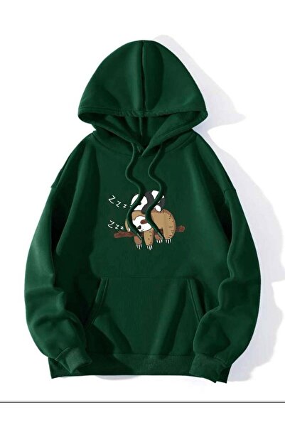 NoVibe Φούτερ με κουκούλα Panda Koala με στάμπα