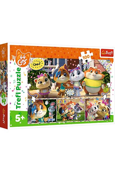 Fayola PUZZLE TREFL 100 44 PISICI PRIETENII