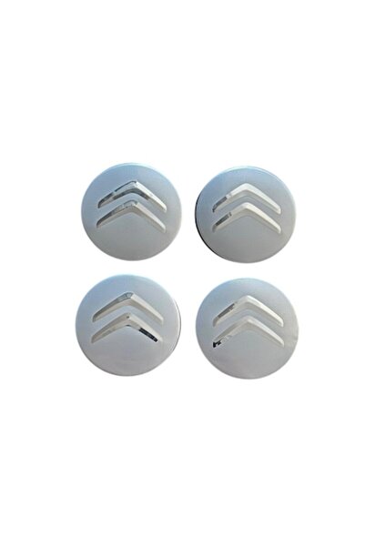 MAF Set 4 capace roti 56mm Citroen Argintii compatibil/inlocuitor janta aliaj