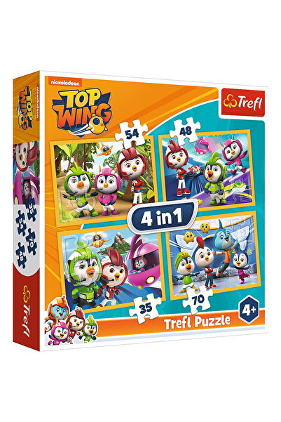 Evelise PUZZLE TREFL 4IN1 ECHIPA TOP WING IN ACTIUNE