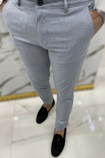 wamoss New Season Slim Fit Slim Fit Linen Trousers Ktn