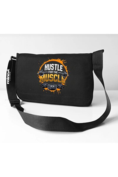 Minga London Geantă Messenger Black Hustle - Minga London