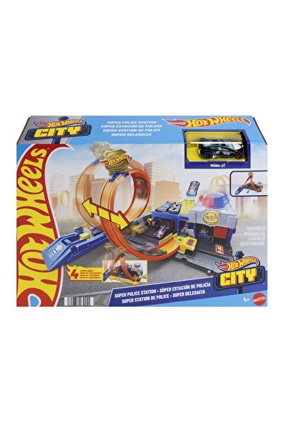 mattel Hot Wheels City Set De Joaca Super Statie De Politie