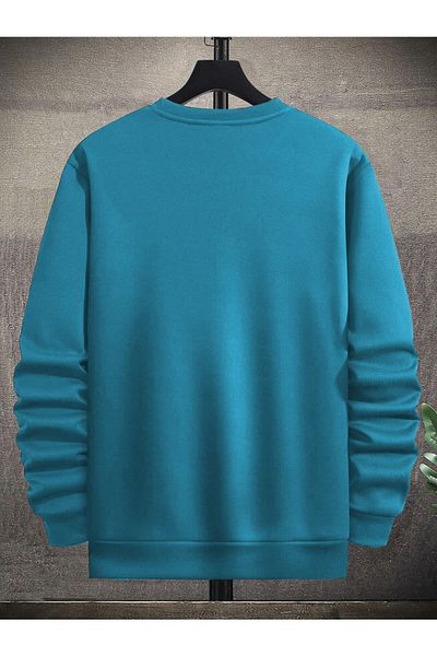 NoVibe Brooklyn Printed 3 Thread Oversize Sweatshirt