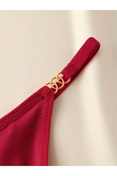 Oprah Kadın 4 Lü Paket Gold Aksesuarlı Seksi String Külot