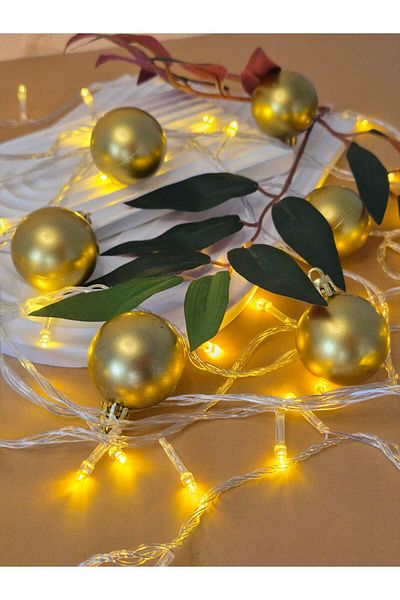 mıstıque home 6 Pieces Christmas Tree Ornament 6 Pieces Pink Ball 5 cm Christmas Ornament