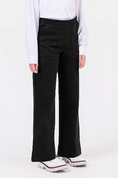 DMB BOYS & GIRLS Çaren Kids- Steel Mesh Wide Leg Stretchy Girls Pants- School & Casual Double Pocket Elastic Waist Pants
