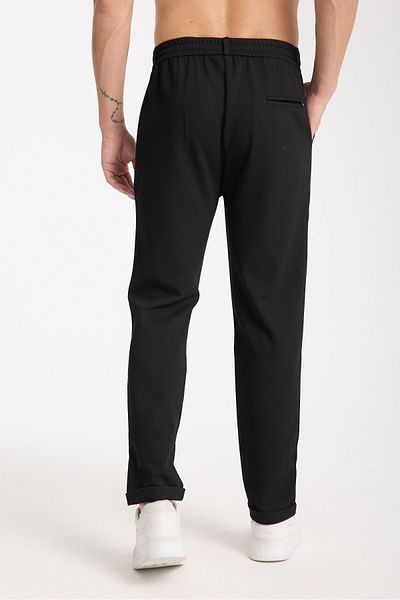 wamoss New Season Slim Fit Belted and Elastic Casual Drawstring Trousers Ip1