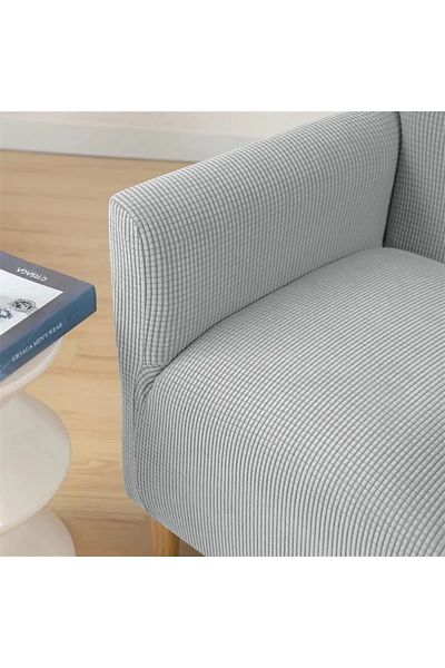 Arzuyum Lycra Fabric Single Seat Cover Bajyer Cover with Flexible Elastic