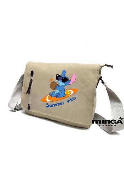 Minga London Beige Summer Vibin Messenger Bag - Minga London