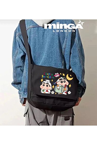 Minga London Geantă Messenger Black Animation 3 -Ghostella