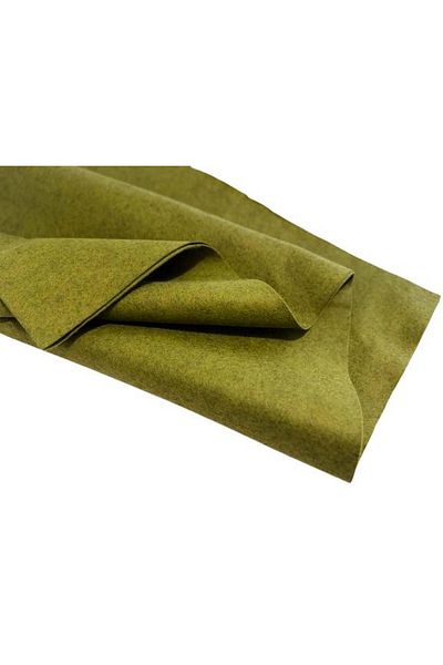 feltland Wool felt, soft 1mm, 40% wool-60% viscose, 50*180cm green melange