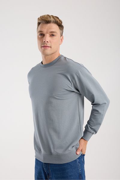 kaphone 10 Men's 0 Neck Oversize Cotton Sweatshirt