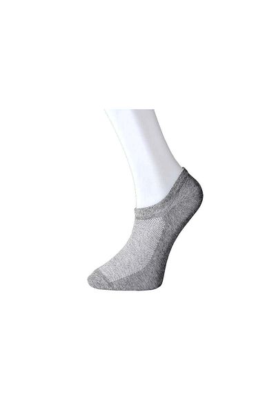 PRATİKOBA Gray Men's Invisible Socks 15 pairs