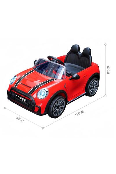 Fab N Funky Kids Battery Operated Ride-On, Bluetooth And MP3 Connectivity, 3 Years+, 115 x 63 x 60 cm - Red