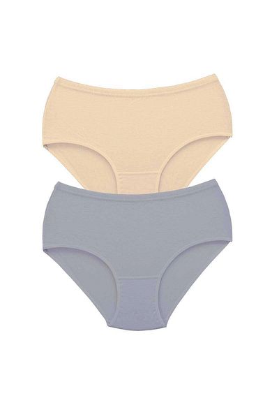 PRATİKOBA 2 Pieces Tutku Women's High Waist Bato Thick Rubber Panties S8