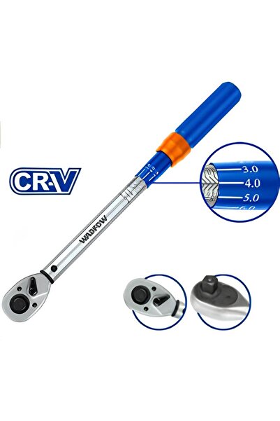 WADFOW 1/2 Tork Kolu 40-220NM Çantalı Kalibrasyonlu 430MM