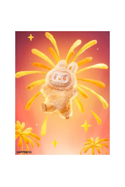OEM Figurina LaBubu – Happiness (Peach), Big into Energy Collection, Plush with Rotating Head, 12cm, D