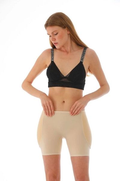 Modestia Form Angel 5300 Hourglass Shaping Plumping Corset - Skin - S/M